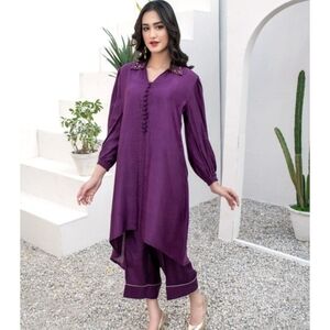 Pakistani purple top and pants